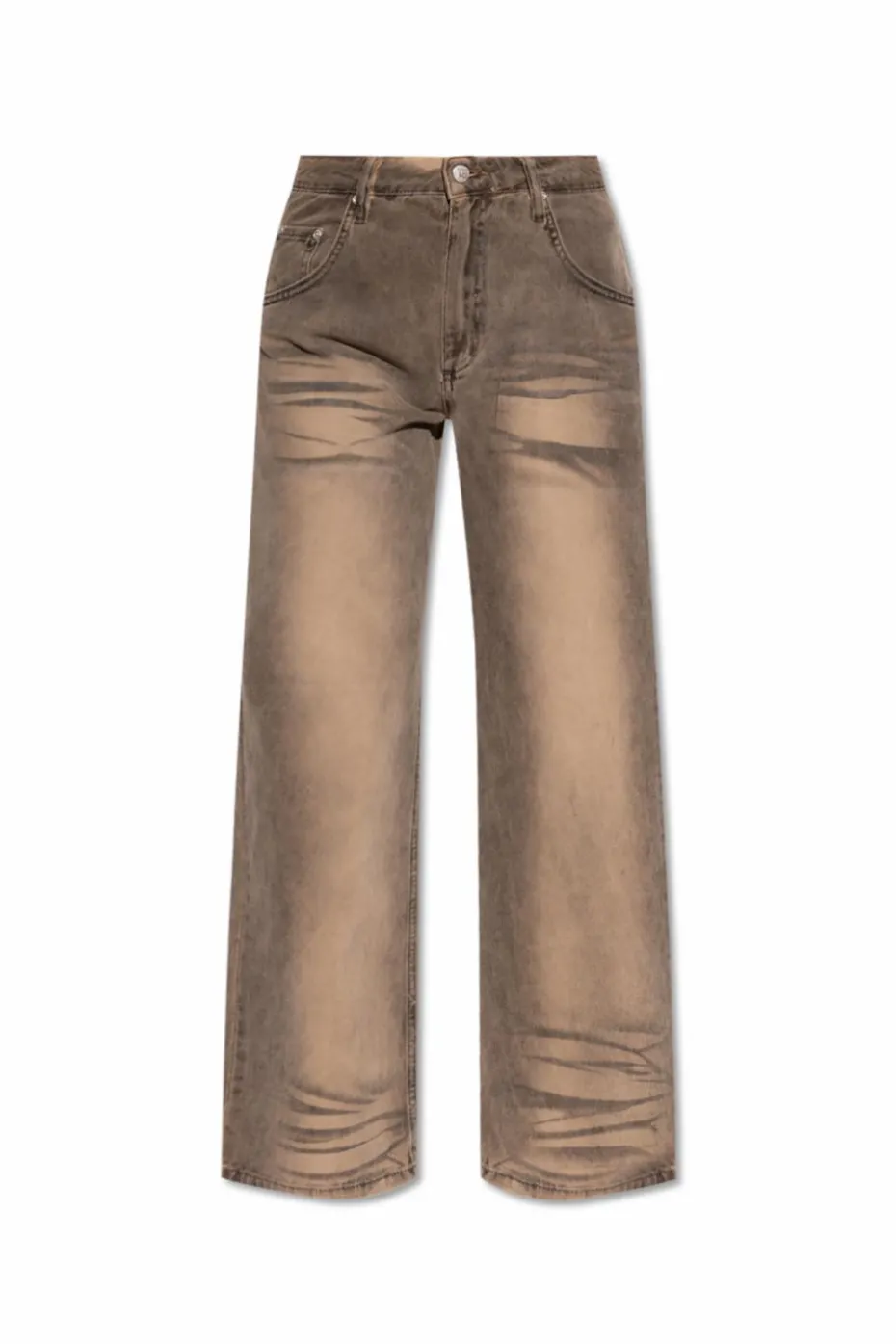 MISBHV BROWN High-waisted jeans