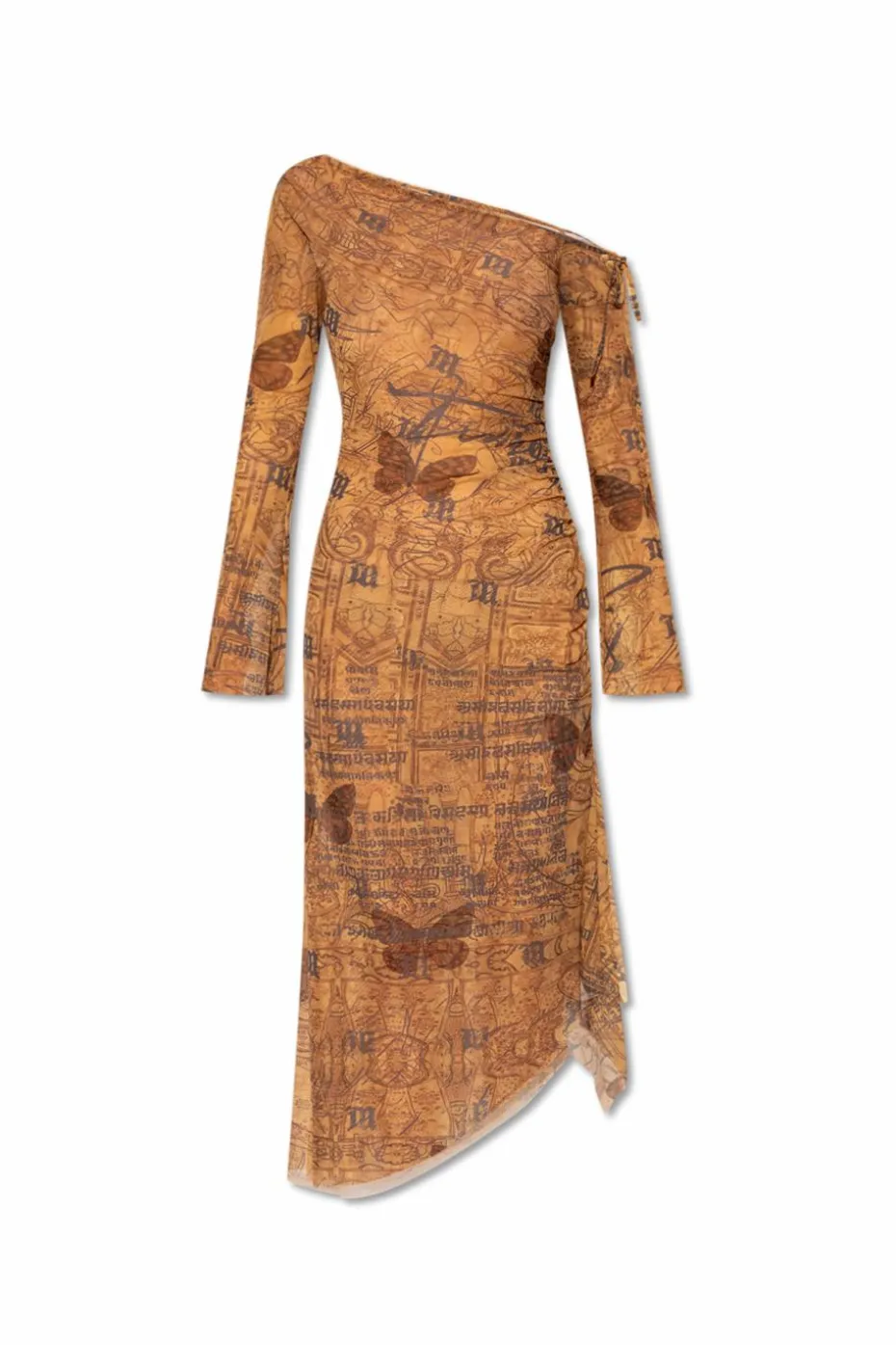 MISBHV BROWN Printed dress
