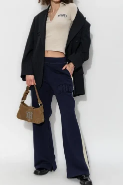 MISBHV NAVY BLUE Sweatpants with logo