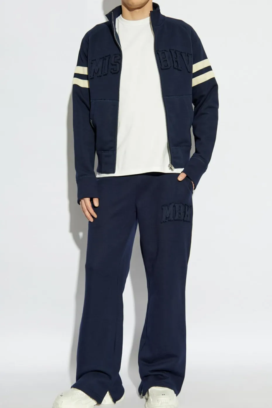 MISBHV NAVY BLUE Sweatshirt with logo