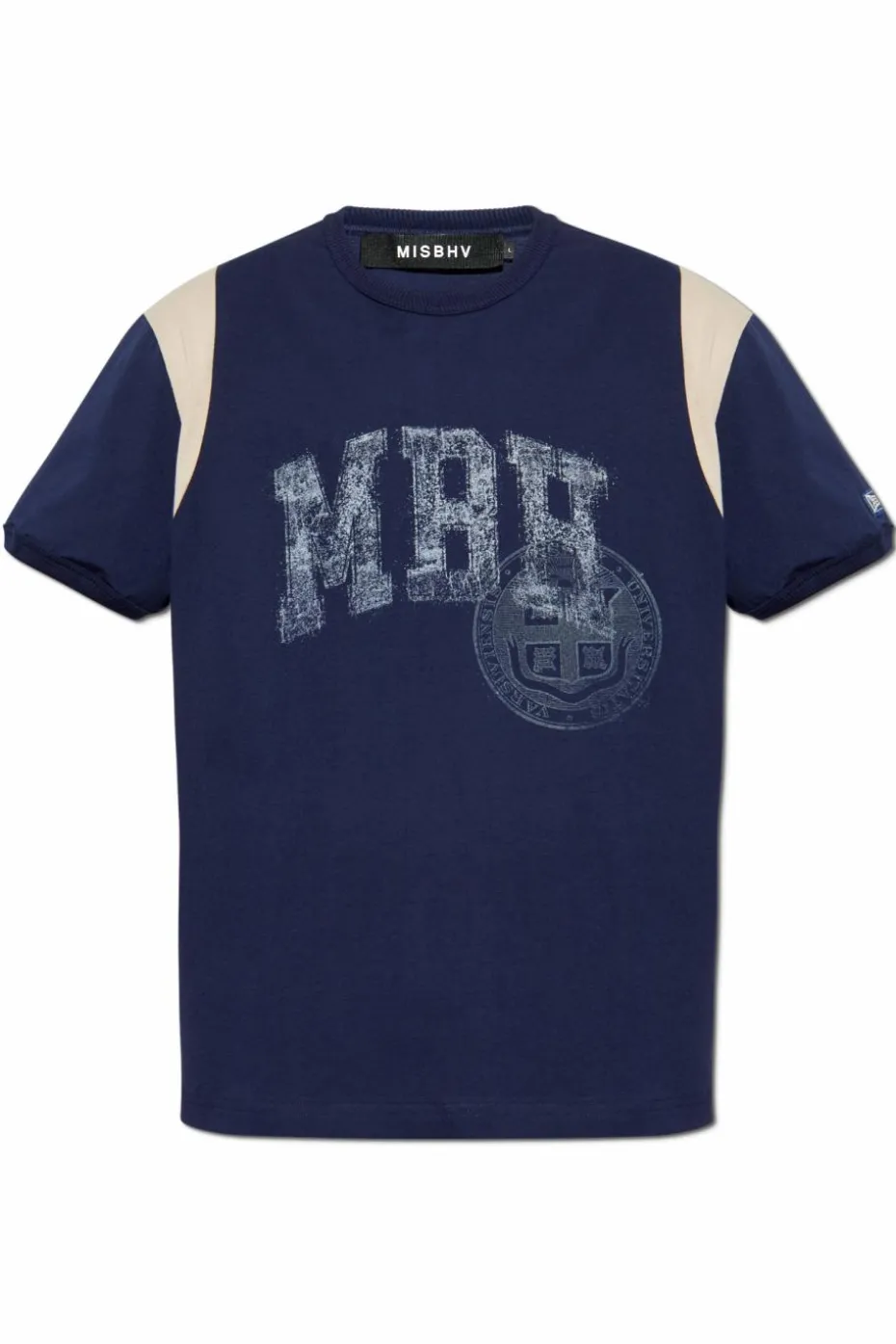 MISBHV NAVY BLUE T-shirt with logo