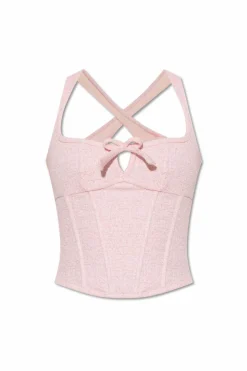 MISBHV PINK Tweed Top