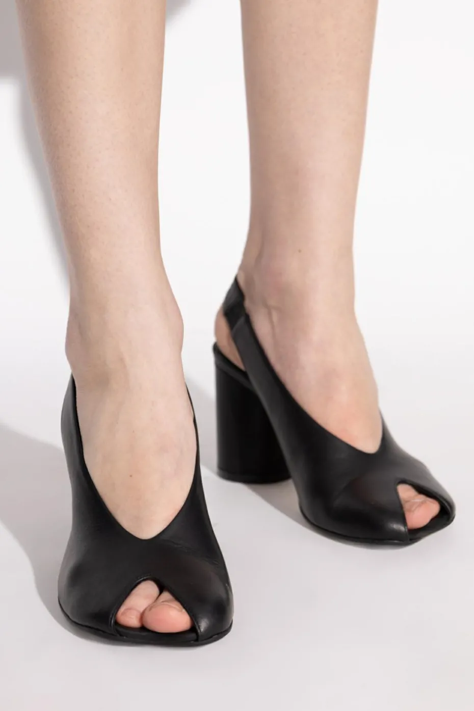 MM6 Maison Margiela BLACK High heels