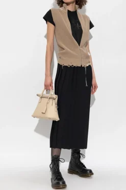 MM6 Maison Margiela BLACK Pleated skirt