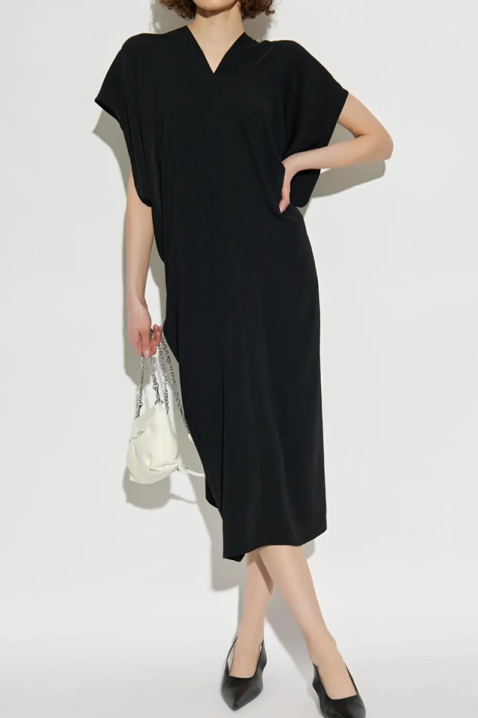 MM6 Maison Margiela BLACK Dress with short sleeves