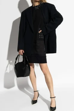 MM6 Maison Margiela BLACK Dress with print