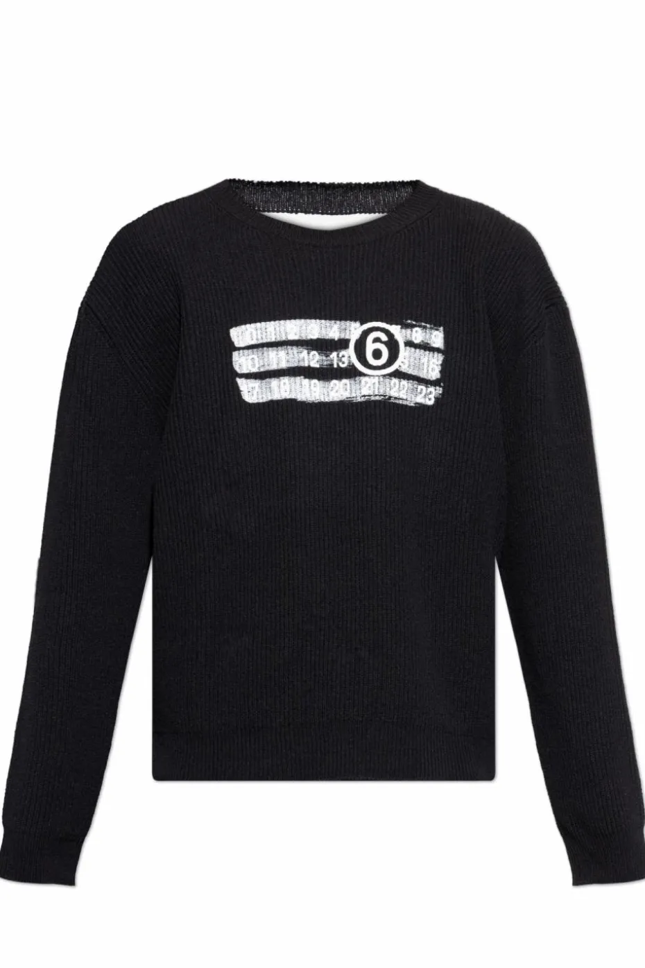 MM6 Maison Margiela BLACK Sweater with logo