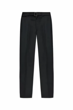 MM6 Maison Margiela BLACK Creased trousers