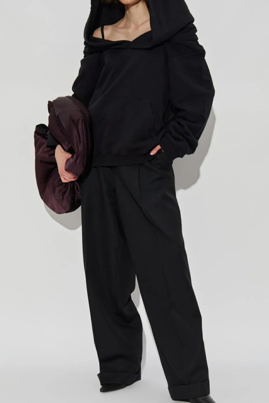 MM6 Maison Margiela BLACK Cotton sweatshirt