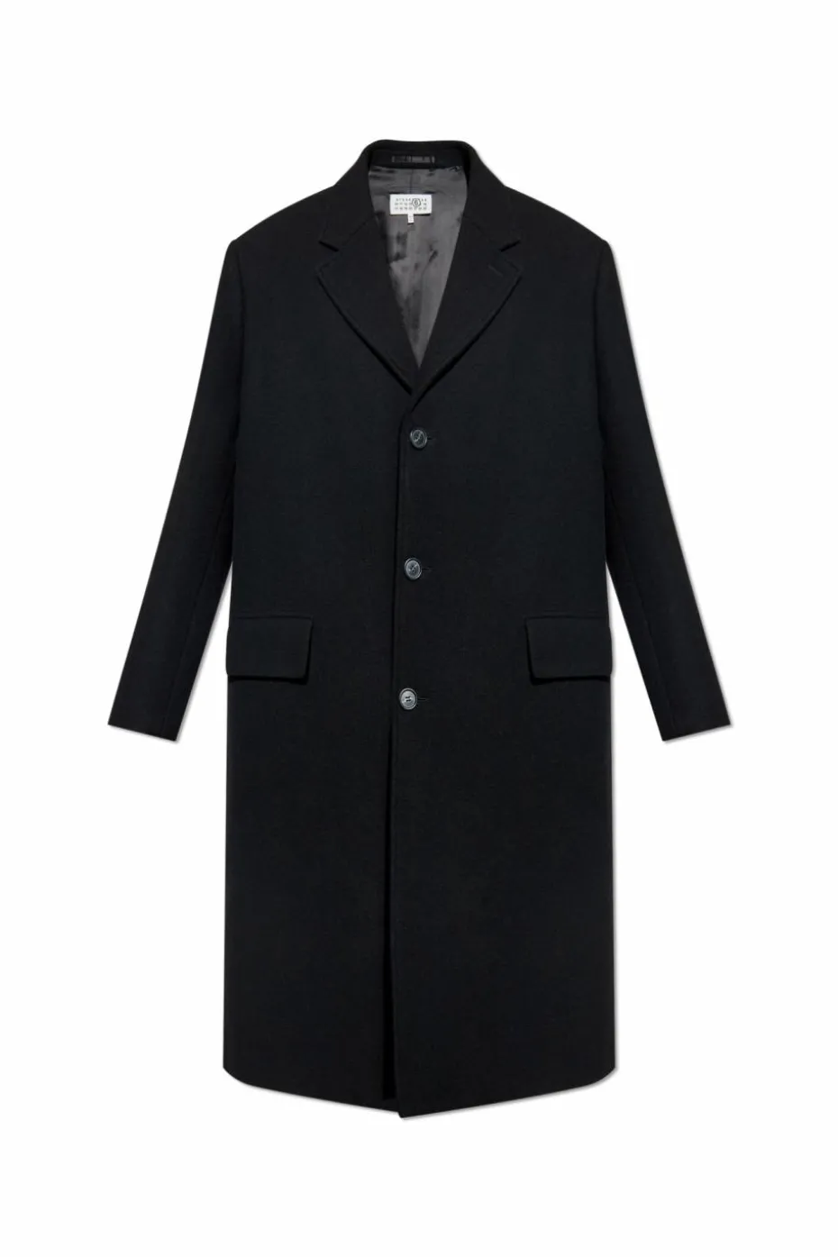 MM6 Maison Margiela BLACK Wool coat