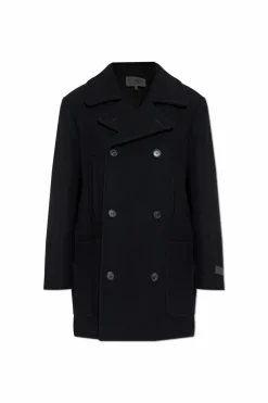 MM6 Maison Margiela BLACK Double-breasted coat