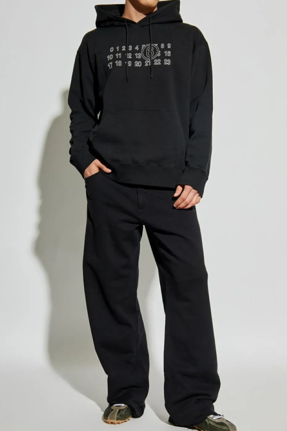 MM6 Maison Margiela BLACK Cotton trousers
