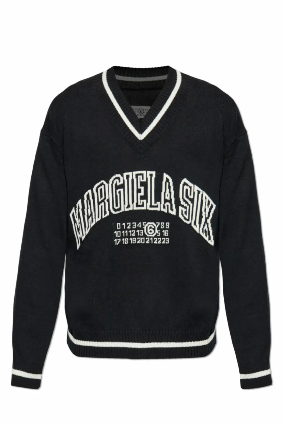 MM6 Maison Margiela BLACK Sweater with logo