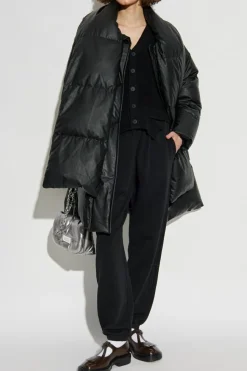 MM6 Maison Margiela BLACK Cardigan with wool trim
