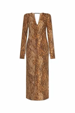 MM6 Maison Margiela BROWN Dress with print