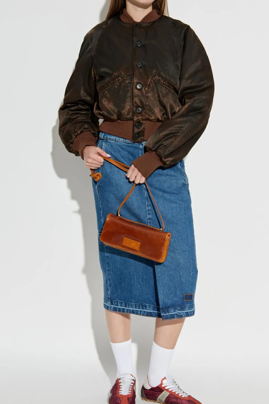 MM6 Maison Margiela BROWN "Bomber" jacket