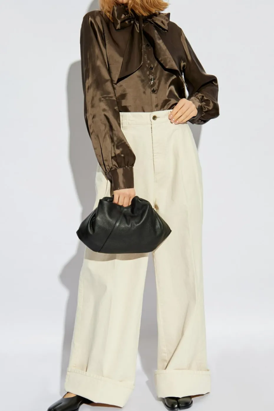 MM6 Maison Margiela BROWN Tie Top