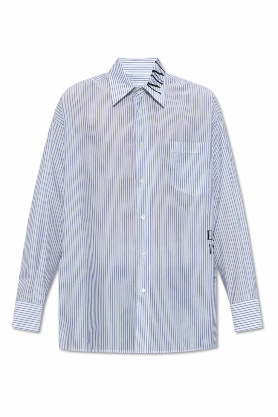 MM6 Maison Margiela light blue Shirt with Logo