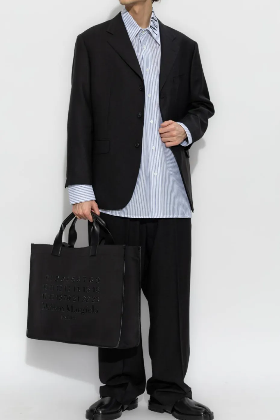 MM6 Maison Margiela light blue Shirt with Logo