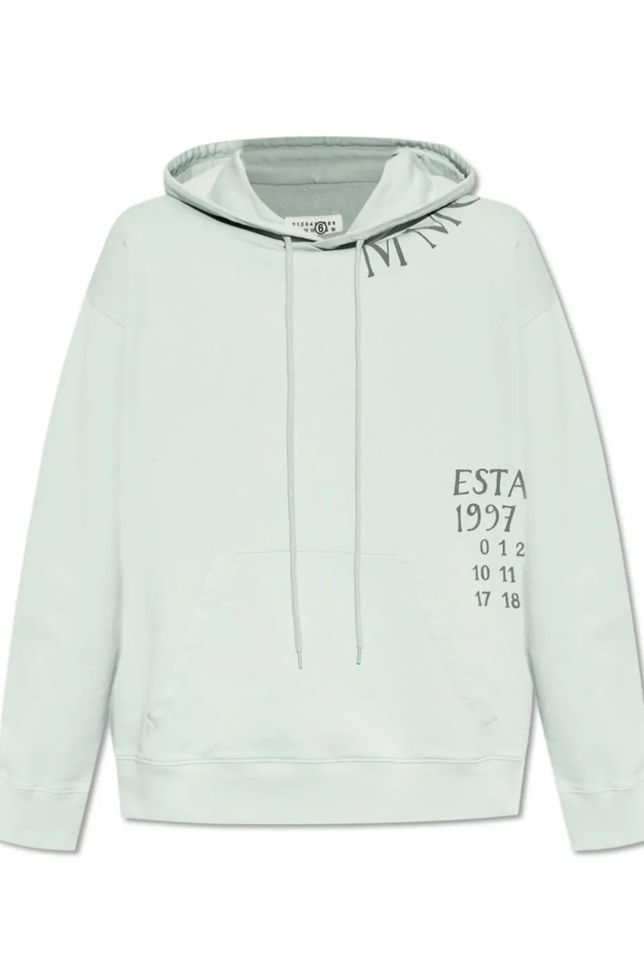 MM6 Maison Margiela light blue Hoodie