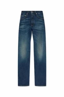 MM6 Maison Margiela NAVY BLUE Jeans with tapered legs