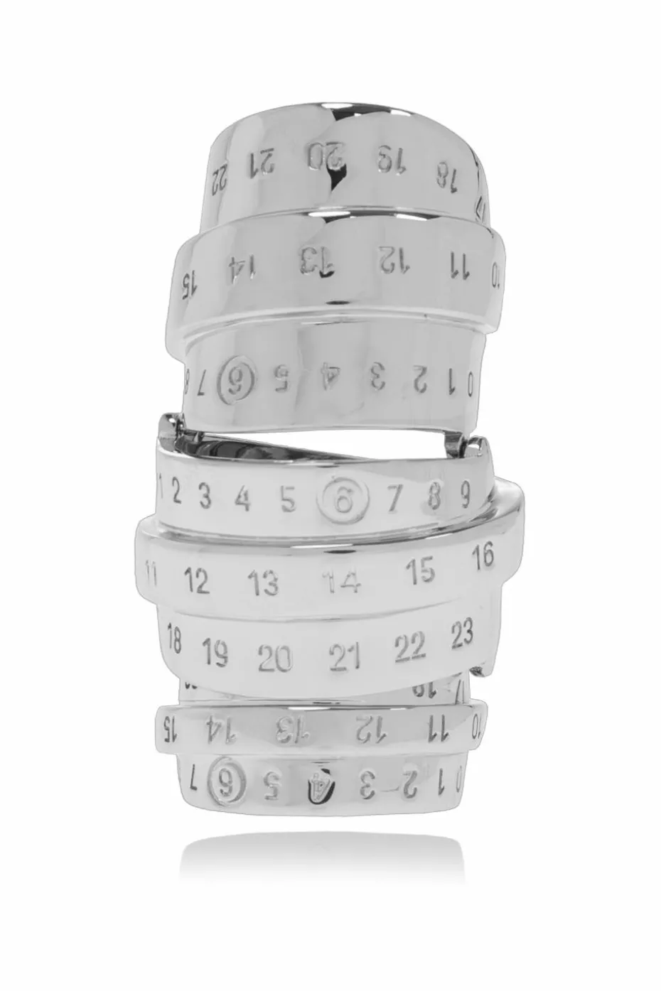 MM6 Maison Margiela SILVER Brass ring