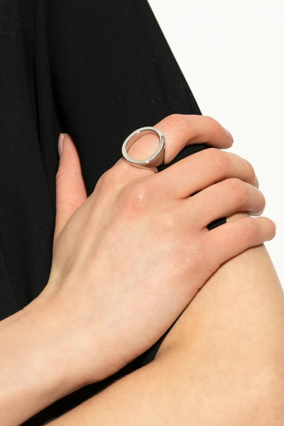 MM6 Maison Margiela SILVER Brass ring