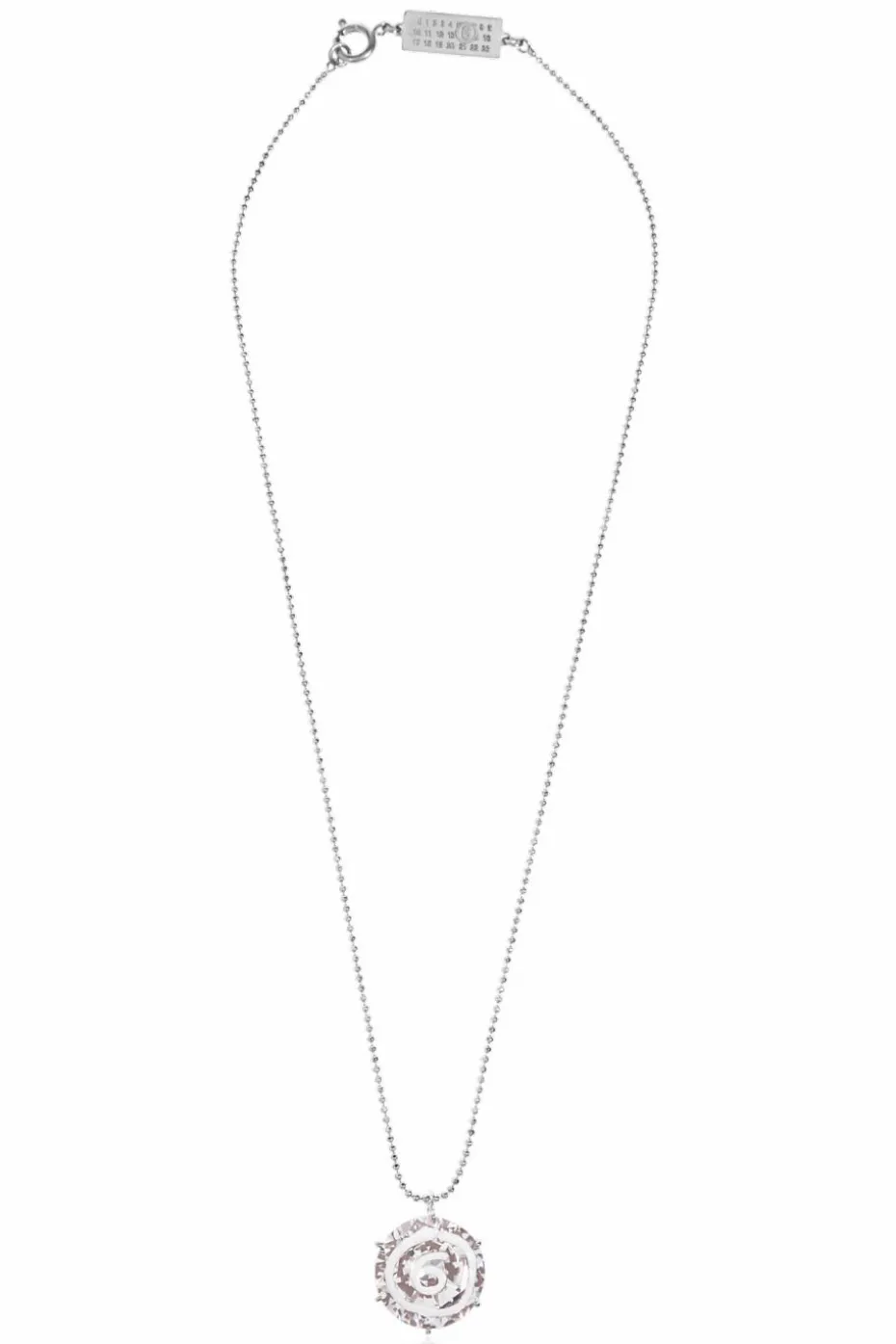 MM6 Maison Margiela SILVER Necklace with pendant
