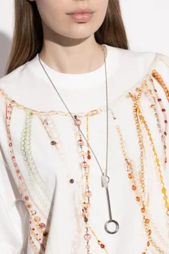 MM6 Maison Margiela SILVER Necklace with Pendant