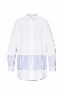 MM6 Maison Margiela WHITE Shirt with stripe pattern