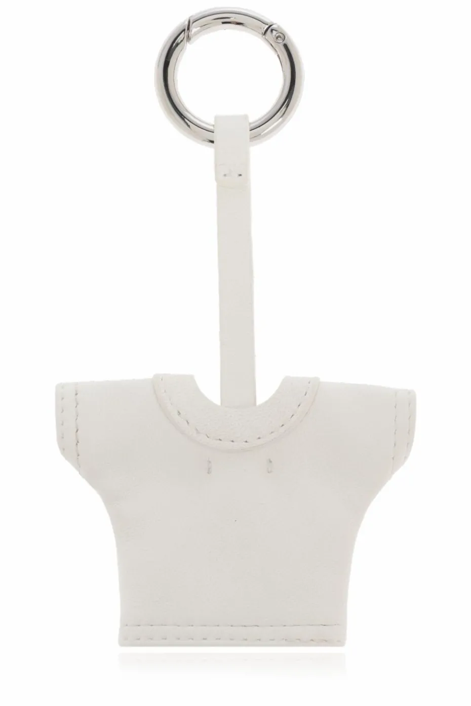 MM6 Maison Margiela WHITE Keychain with application