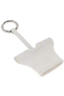 MM6 Maison Margiela WHITE Keychain with application