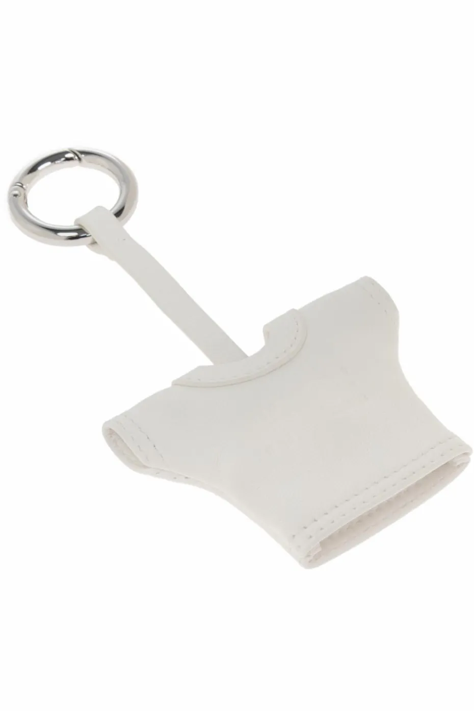 MM6 Maison Margiela WHITE Keychain with application