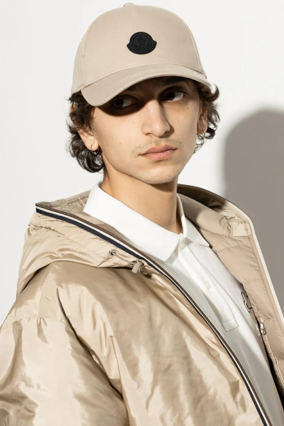 Moncler beige Baseball cap