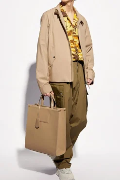Moncler beige ‘Chaberton’ lightweight jacket