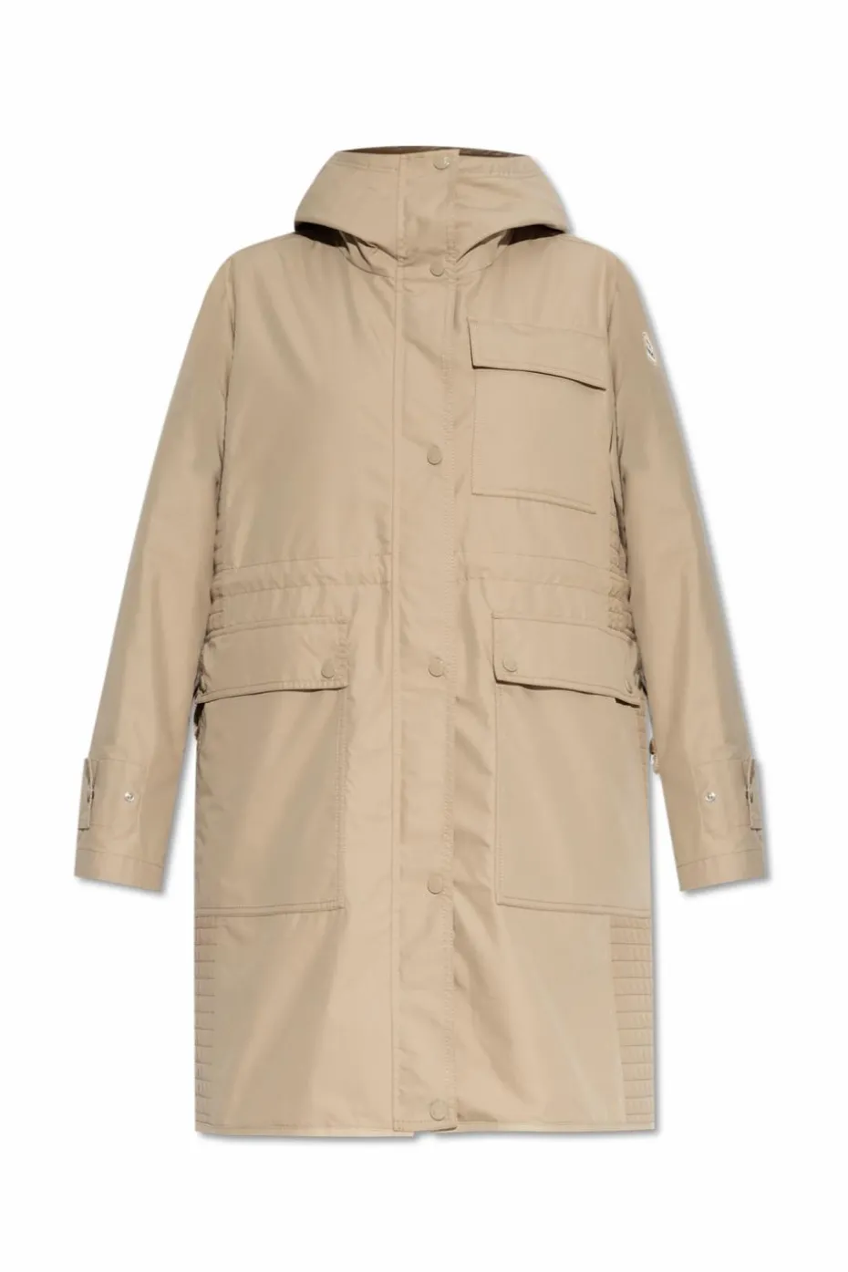 Moncler beige Coat with down vest