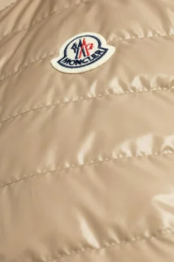 Moncler beige Coat with down vest