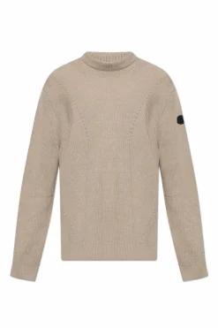 Moncler beige Cotton Turtleneck