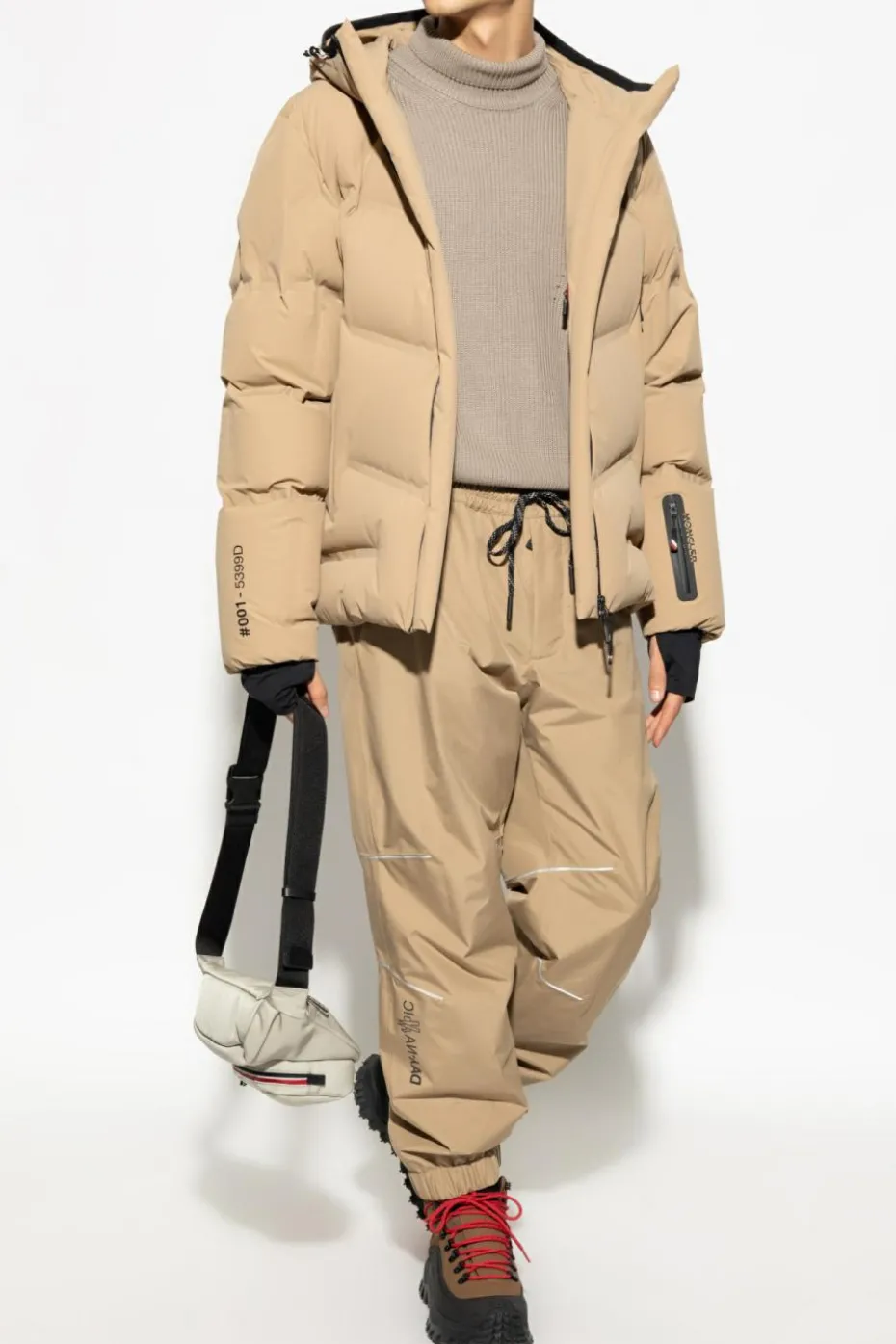 Moncler beige Cotton Turtleneck