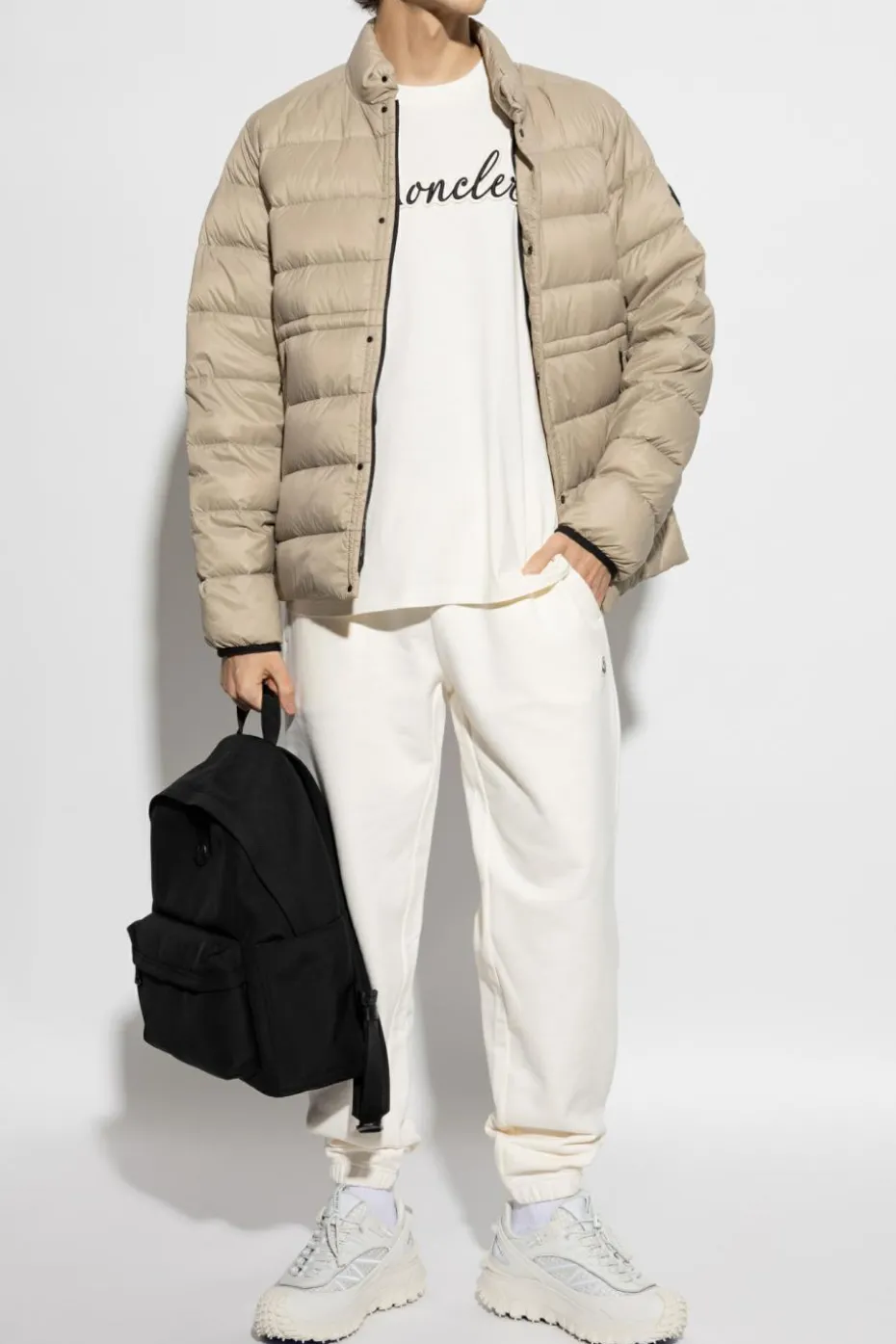 Moncler beige Down jacket Charvin