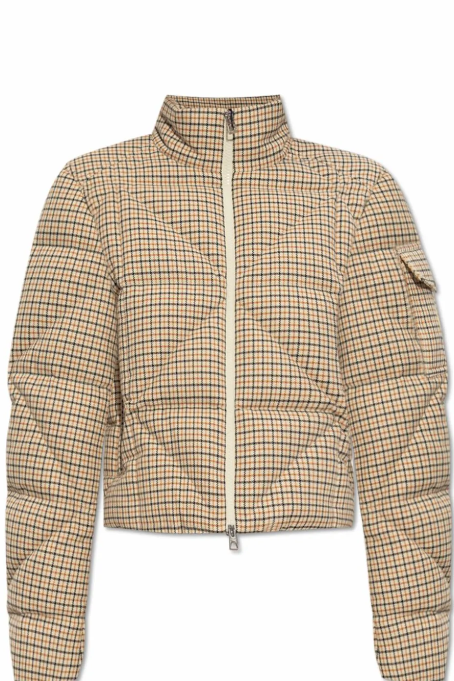 Moncler beige Down jacket `Kwros`