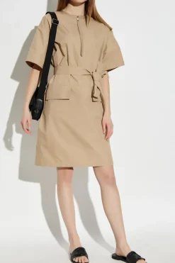 Moncler beige Dress with pockets