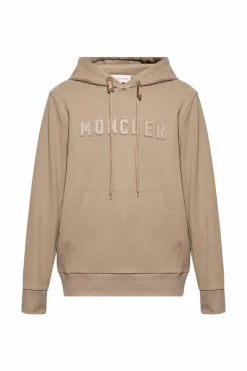 Moncler beige Hoodie with logo