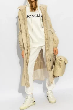 Moncler beige ‘Lins’ coat