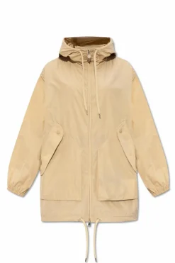 Moncler beige ‘Melia’ rain jacket
