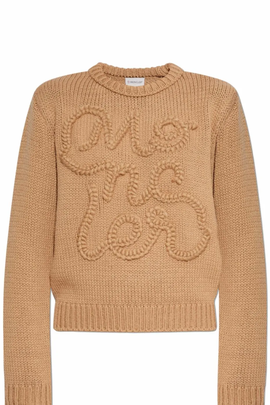 Moncler beige Patterned sweater