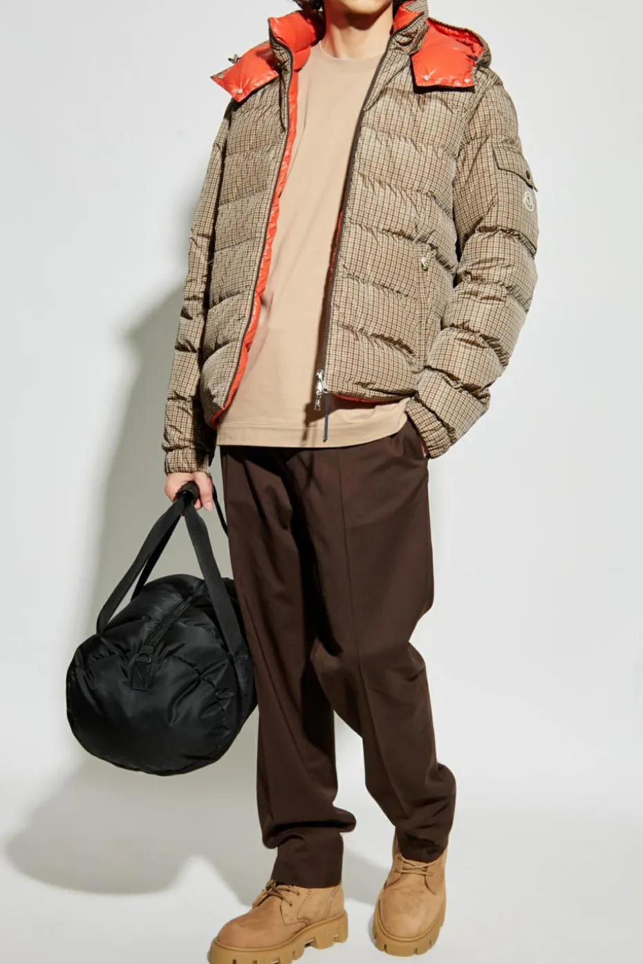 Moncler beige Reversible jacket "Jonage"
