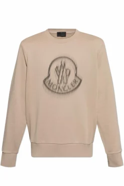 Moncler beige Sweatshirt with logo
