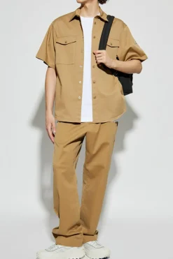 Moncler beige Trousers with logo