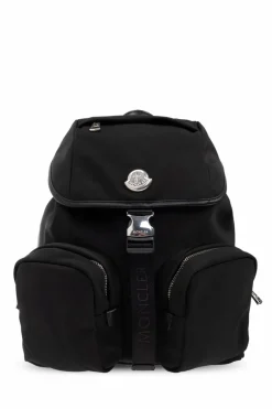 Moncler BLACK Backpack with logo-shaped appliquƩ